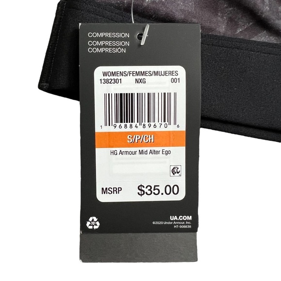 Under Armour Women’s Medium Support Compression Mid Alter Ego Sports Bra - Picture 3 of 7